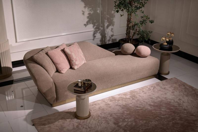 JVmoebel Chaiselongue Bequeme Relaxliege Beiger Liegesessel im modernen Design 1 Stück, 1 Teile, Made in Europa von JVmoebel