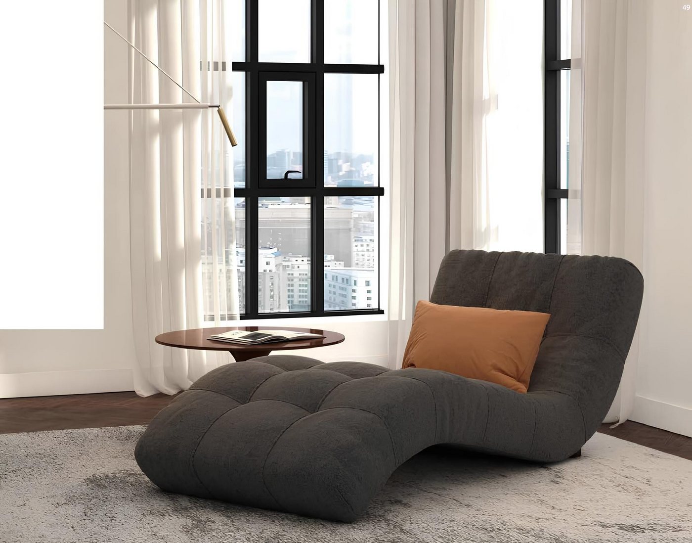 JVmoebel Chaiselongue Braune Chesterfield Chaiselounge im Club Design Polsterung, Made in Europa von JVmoebel