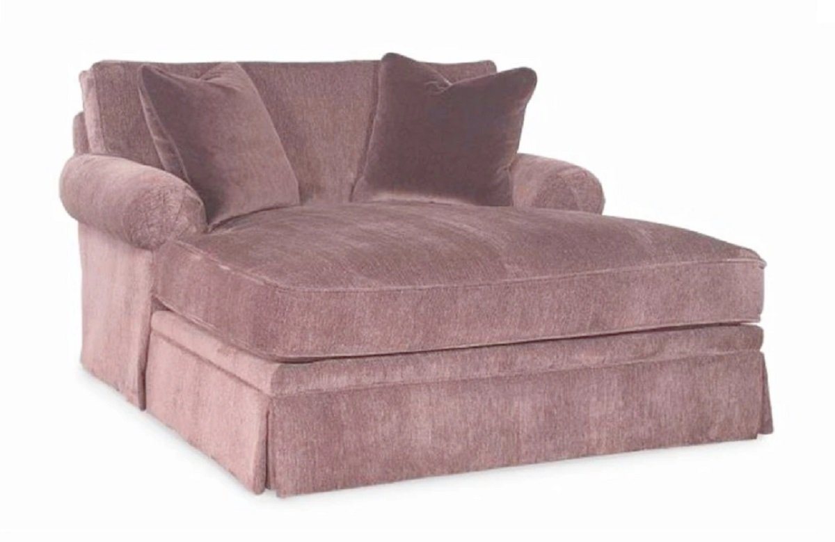 JVmoebel Chaiselongue Burgund Chaiselongue Liege Möbel Wohnzimmer Sofa Stoff Bordaux, Made in Europe von JVmoebel