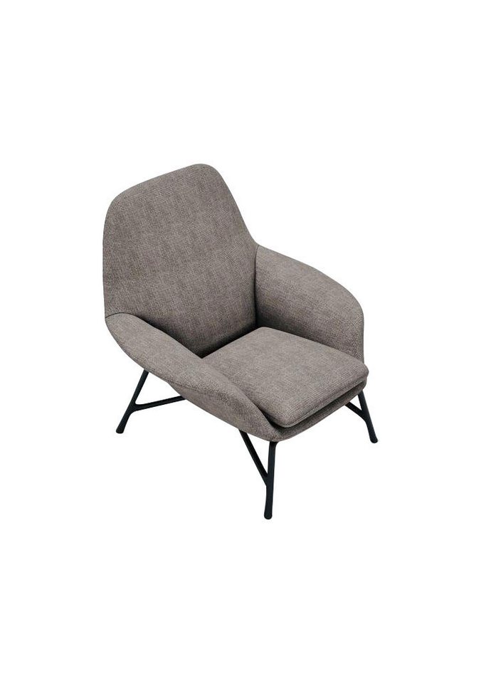 JVmoebel Chaiselongue Chaiselongue Sessel Loungesessel Liege Stoff Modern Sitzer Grau Sitz, 1 Teile, Made in Europa von JVmoebel