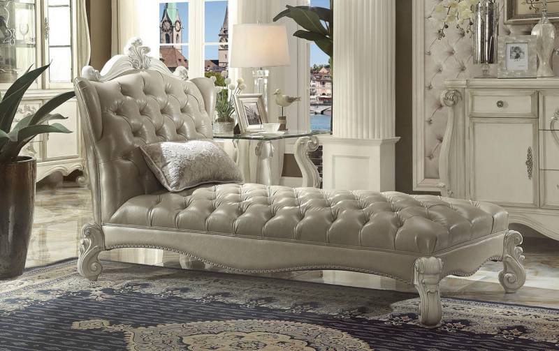 JVmoebel Chaiselongue Chesterfield Clubliege aus Leder – Chaiselongue zum Entspannen, Made in Europa von JVmoebel