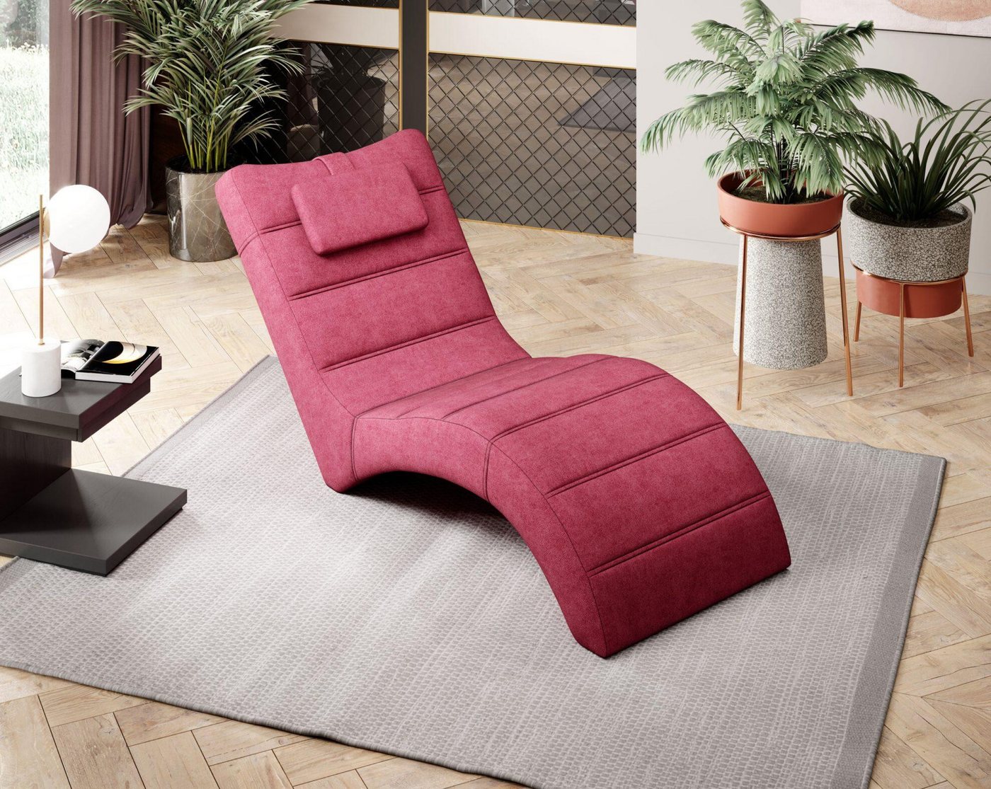 JVmoebel Chaiselongue DESIGN RELAXLIEGE RELAXSESSEL MODERN CHAISELOUNGE RECAMIERE, Made in Europa von JVmoebel