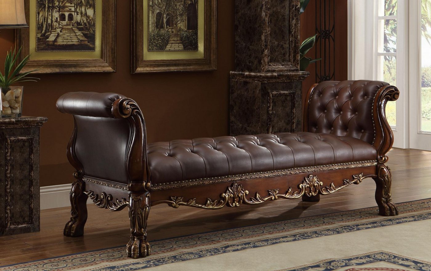 JVmoebel Chaiselongue Echtes Leder Relaxliege Sofa Chesterfield Ottomane, Made in Europa JVmoebel Chaiselongue Echtes Leder Relaxliege Sofa Chesterfield Ottomane, Made in Europa von JVmoebel
