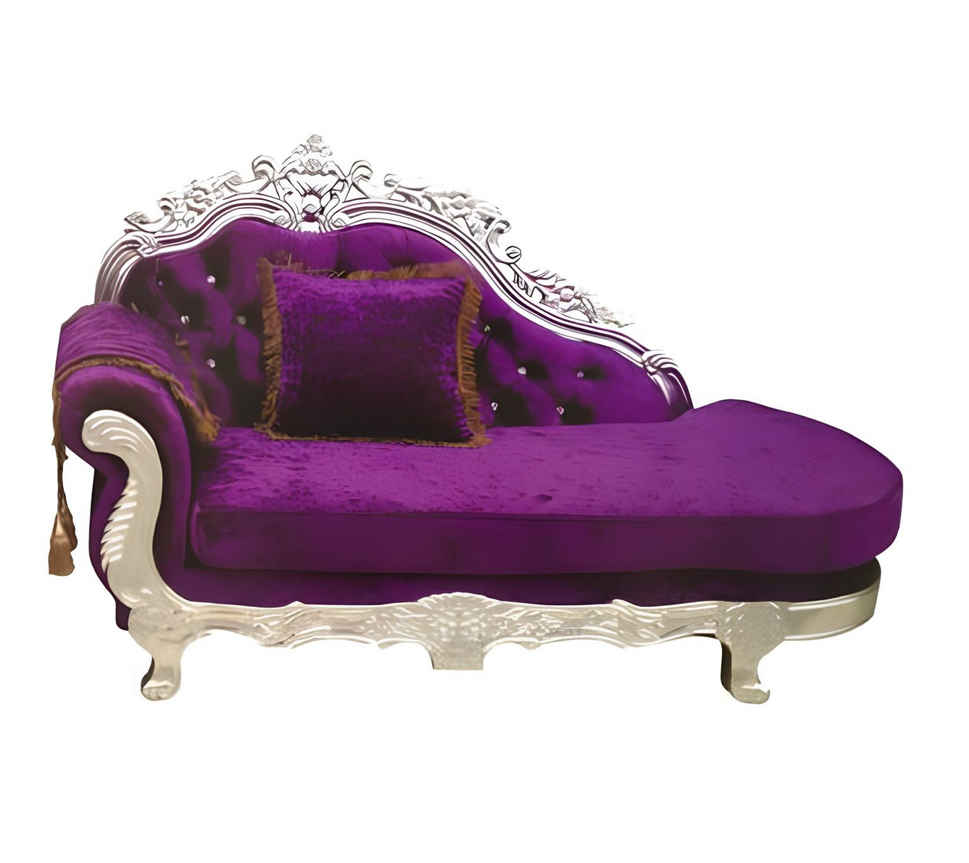JVmoebel Chaiselongue Elegante Chesterfield Chaiselongue im klassischen Design, Made in Europa von JVmoebel