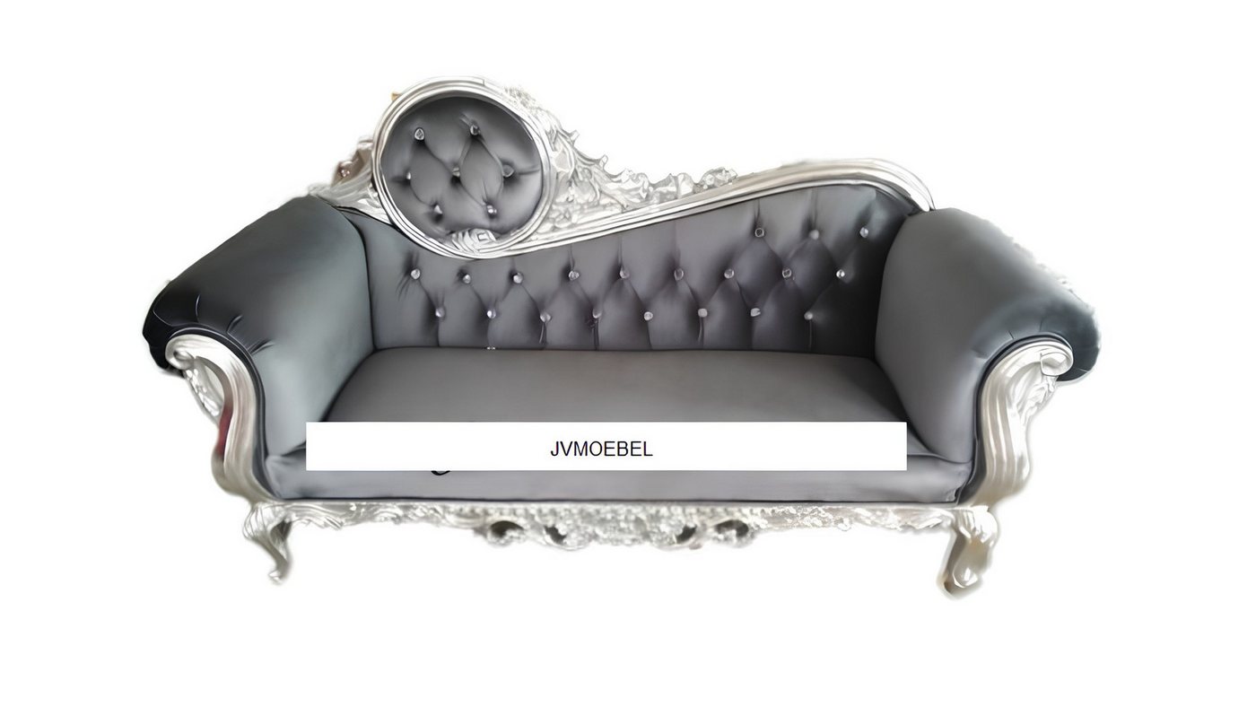 JVmoebel Chaiselongue Königlicher Chesterfield Sessel im Antik Stil aus Samt 2-Sitzer, Made in Europa von JVmoebel