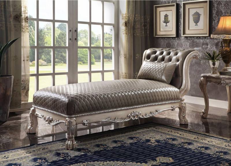 JVmoebel Chaiselongue Luxuriöser Chesterfield Liegesessel aus klassischem Leder, Made in Europa JVmoebel Chaiselongue Luxuriöser Chesterfield Liegesessel aus klassischem Leder, Made in Europa von JVmoebel
