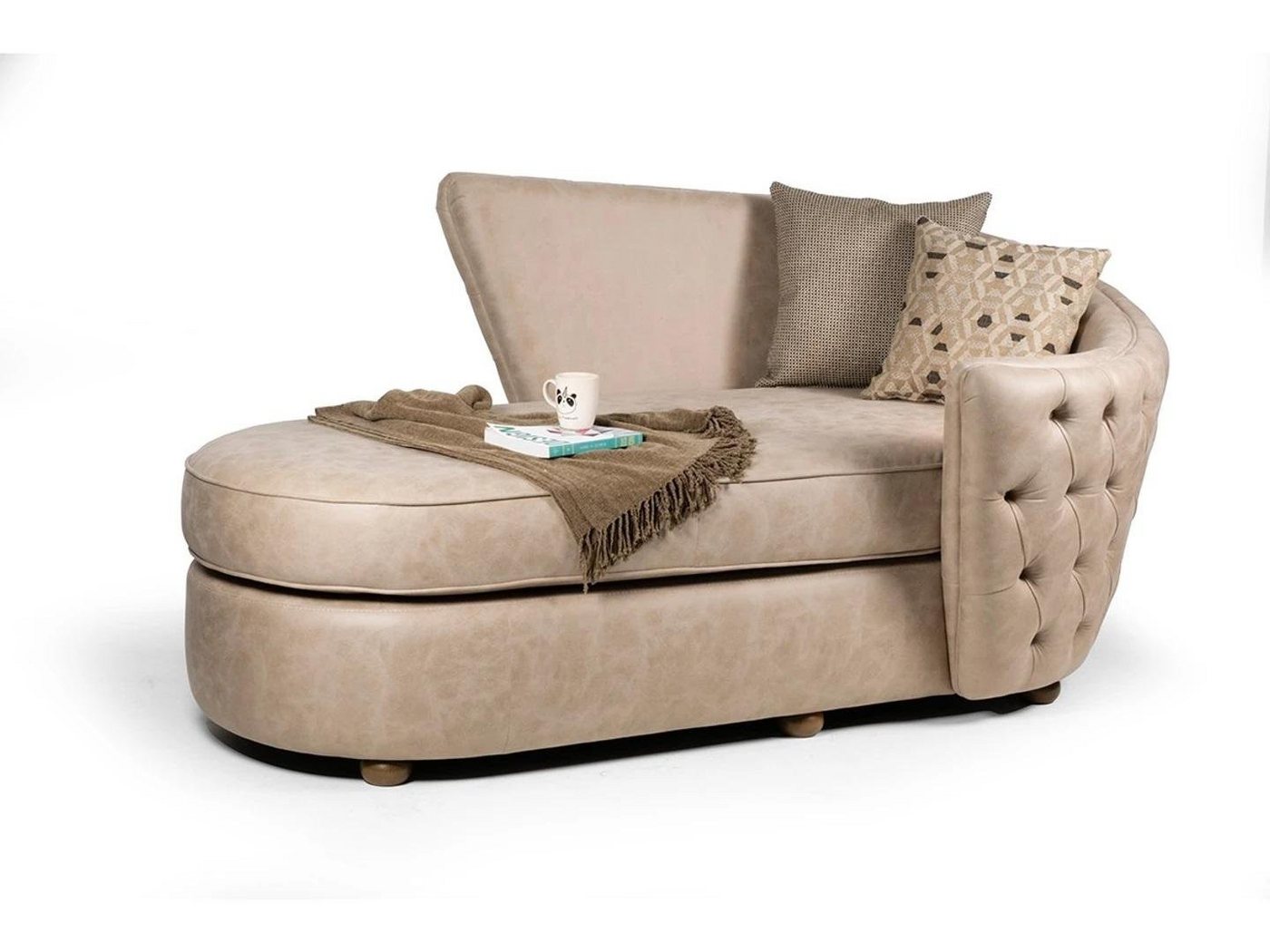 JVmoebel Chaiselongue Modern Design Chaiselongue Relaxliege Loungesofa Wohnzimmer Couch, 1 Teile, Made in Europa von JVmoebel
