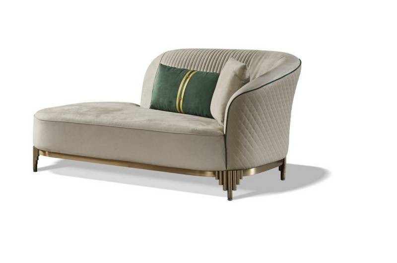 JVmoebel Chaiselongue Moderne Textil Komfort Luxus Liegesessel Relaxliege Chaiselongue, Made in Europa von JVmoebel