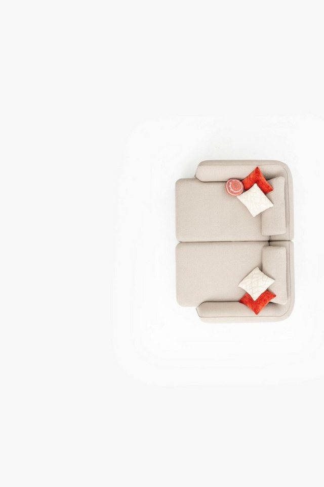 JVmoebel Chaiselongue Moderner Design-Liegesessel 2er Polstersofa Chaise Lounge, Made in Europa von JVmoebel