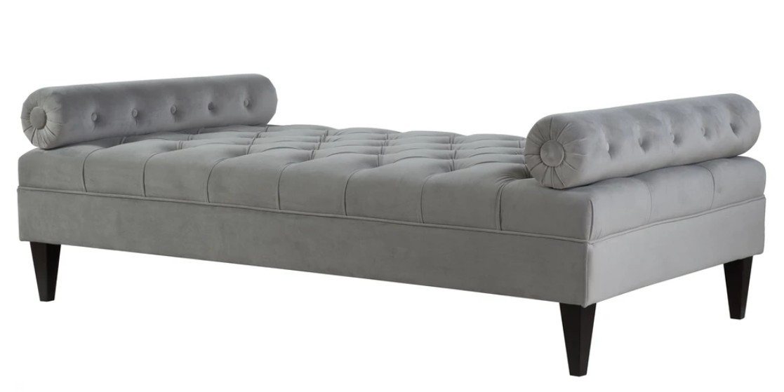 JVmoebel Chaiselongue Modernes Graues Chaiselongue Sofa für das Wohnzimmer Möbelstück, Made in Europa von JVmoebel