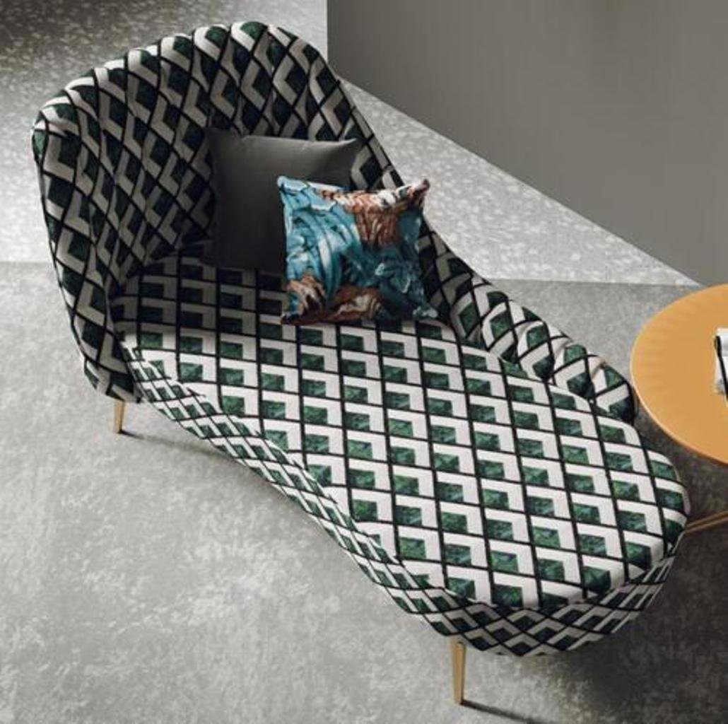 JVmoebel Chaiselongue Textil Chaise Lounge Liege Polster Liegen Sofa Relax Chaiselounge, Made in Europe von JVmoebel