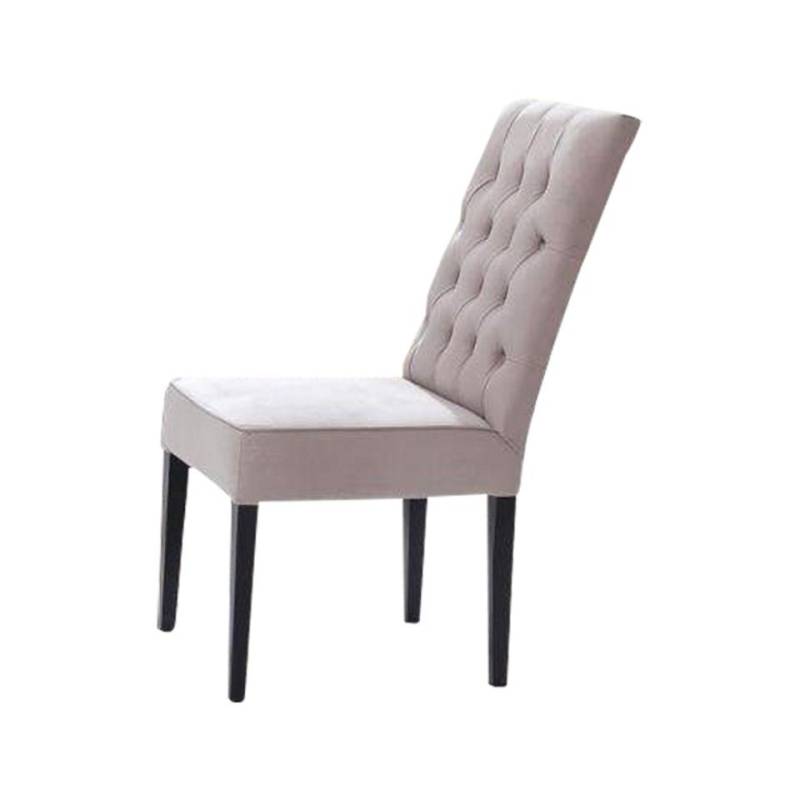 JVmoebel Esszimmerstuhl Chesterfield Lehnstuhl Stoff Stuhl Polster Sitzer Stoff Samt Echtes, Made in Europa von JVmoebel