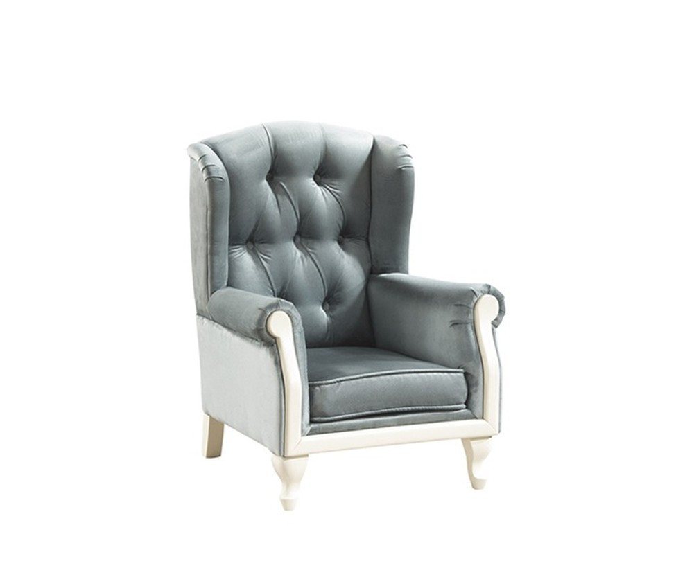 JVmoebel Chesterfield-Sessel Chesterfield Ohrensessel für Büro und Wohnzimmer, Leder-Textil, Made in Europa JVmoebel Chesterfield-Sessel Chesterfield Ohrensessel für Büro und Wohnzimmer, Leder-Textil, Made in Europa von JVmoebel