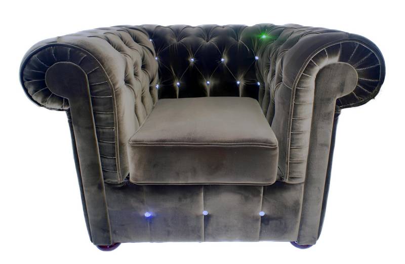 JVmoebel Chesterfield-Sessel Eleganter Chesterfield 1-Sitzer Sessel – Eleganz Klassisches Sofort (1-St., Sessel), Made in Europa von JVmoebel