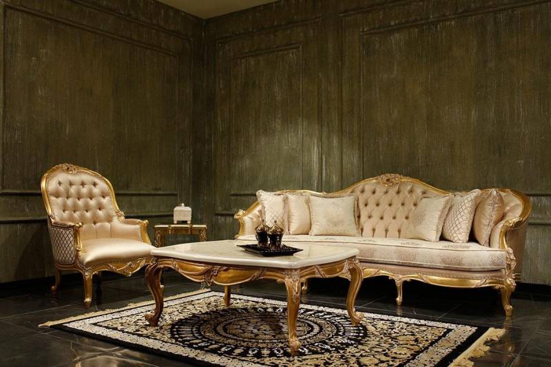 JVmoebel Polstergarnitur Beige Chesterfield Sofagarnitur für das Wohnzimmer, 3-Sitzer, (3-tlg., 1x 3-Sitzer + 1x Sessel + 1x Couchtisch ohne Beistelltisch), Made in Europa JVmoebel Polstergarnitur Beige Chesterfield Sofagarnitur für das Wohnzimmer, 3-Sitzer, (3-tlg., 1x 3-Sitzer + 1x Sessel + 1x Couchtisch ohne Beistelltisch), Made in Europa von JVmoebel