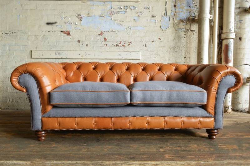 JVmoebel Chesterfield-Sofa Chesterfield Sofa Stoff Couch big xxl couchen Sitz Polster Leder sofas, Made in Europa von JVmoebel