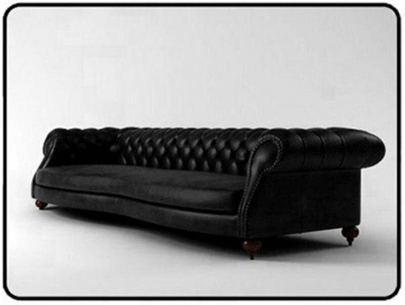 JVmoebel Chesterfield-Sofa LEDERSOFA XXL DESIGN CHESTERFIELD BIG SOFA VINTAGE 3,0 m SOFORT von JVmoebel