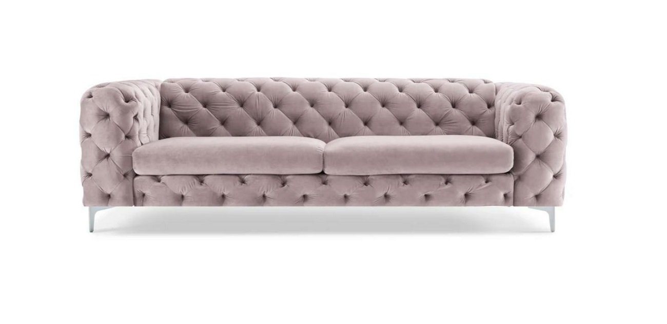 JVmoebel Chesterfield-Sofa Luxus Textil Chesterfield Dreisitzer Modernes Design Neu, Made in Europe von JVmoebel