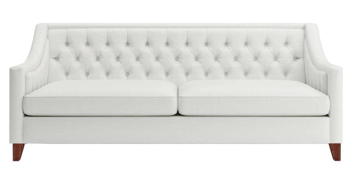 JVmoebel Chesterfield-Sofa Luxus Weißer Chesterfield Dreisitzer 3-Sitzer Couch Moderner Still Neu, Made in Europe von JVmoebel