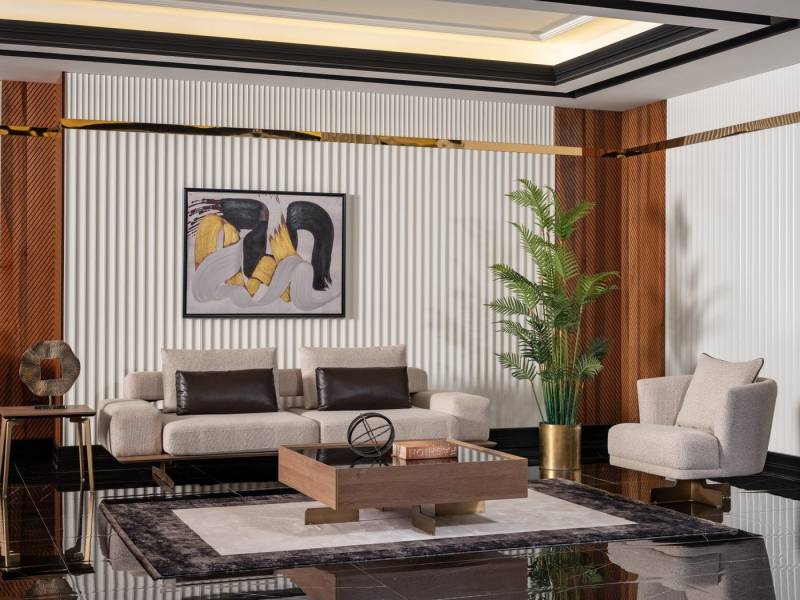 JVmoebel Computertisch Dunkler Loft-Schreibtisch aus hochwertigem Holz für das Büro (Computertisch), Made in Europa von JVmoebel