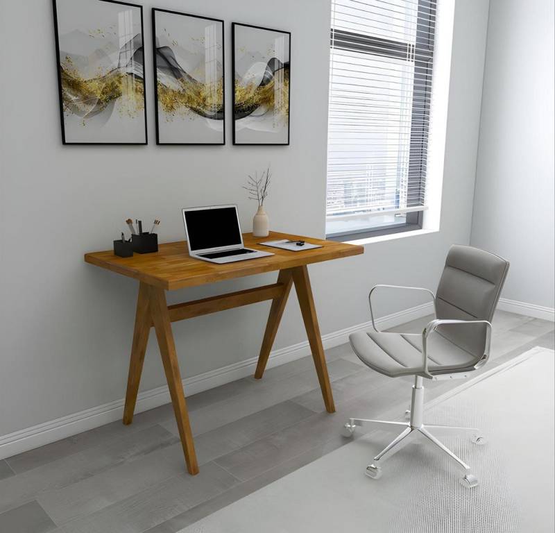 JVmoebel Computertisch Eleganter Laptop-Arbeitsplatz Kompakte Design-Schreibtische (1-St., Computertisch), Made in Europa von JVmoebel