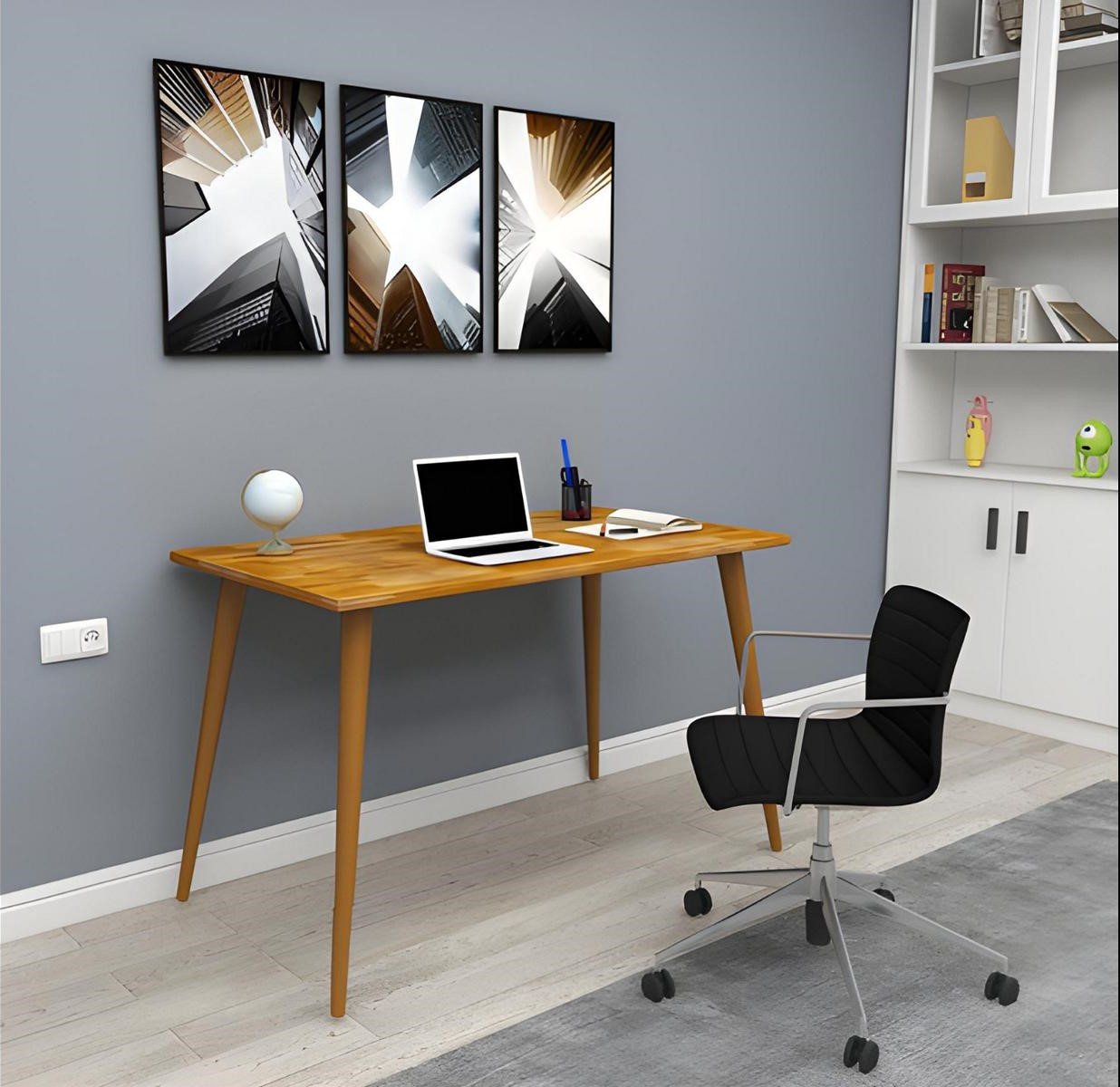 JVmoebel Computertisch Eleganter Schreibtisch für modernes Büro – Stilvolle Computertische (1-St., Computertisch), Made in Europa von JVmoebel