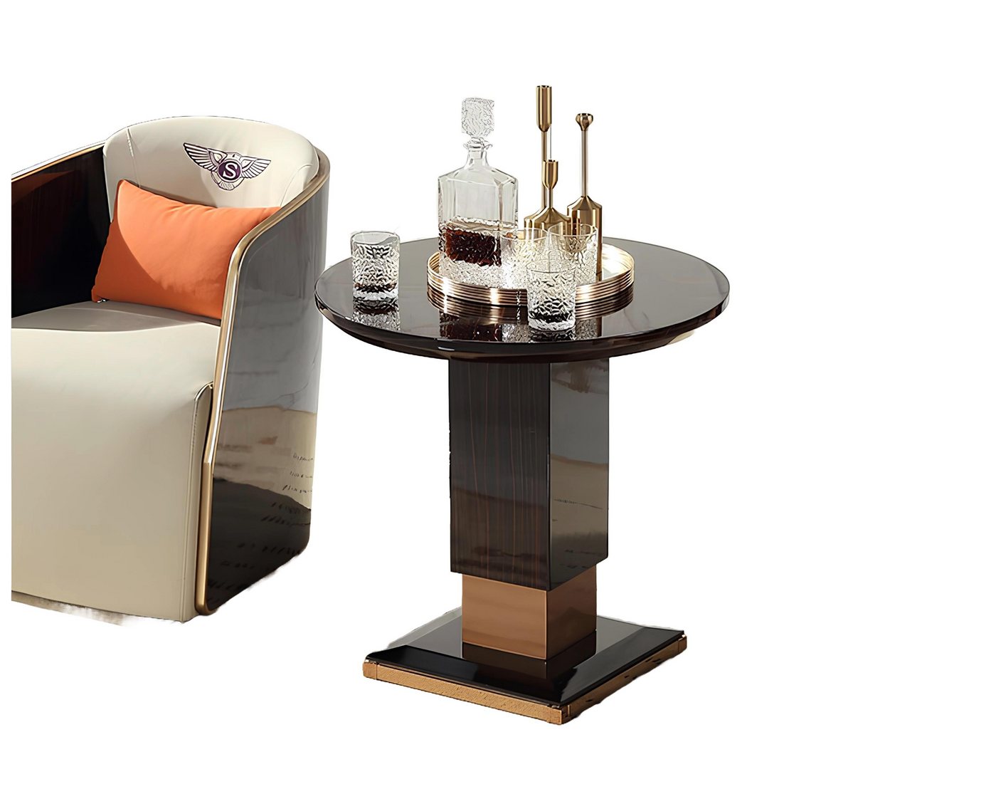 JVmoebel Couchtisch Club Tisch Beistell Tische Couch Sofa Holz Kaffee Design Luxus Deko (Couchtisch), Made in Europa von JVmoebel