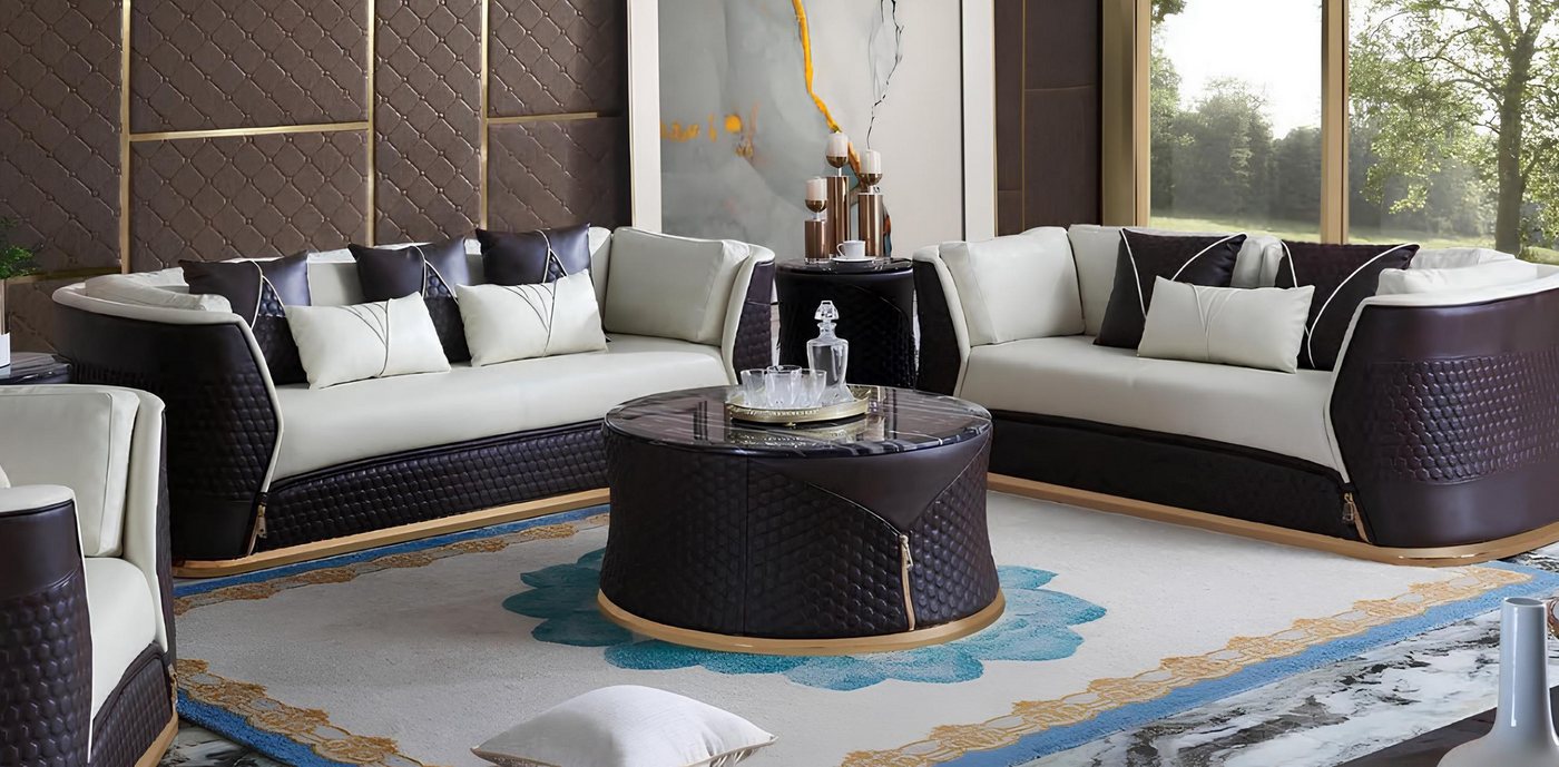 JVmoebel Couchtisch Couch Tisch Kaffee Beistell Design Modern Rund Wohnzimmer Runde Tische (Couchtisch), Made in Europa von JVmoebel