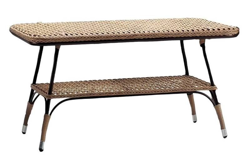 JVmoebel Gartentisch Couchtisch Beistelltisch Braun Design Luxus Gartenmöbel Möbel (Gartentisch), Made in Europa von JVmoebel
