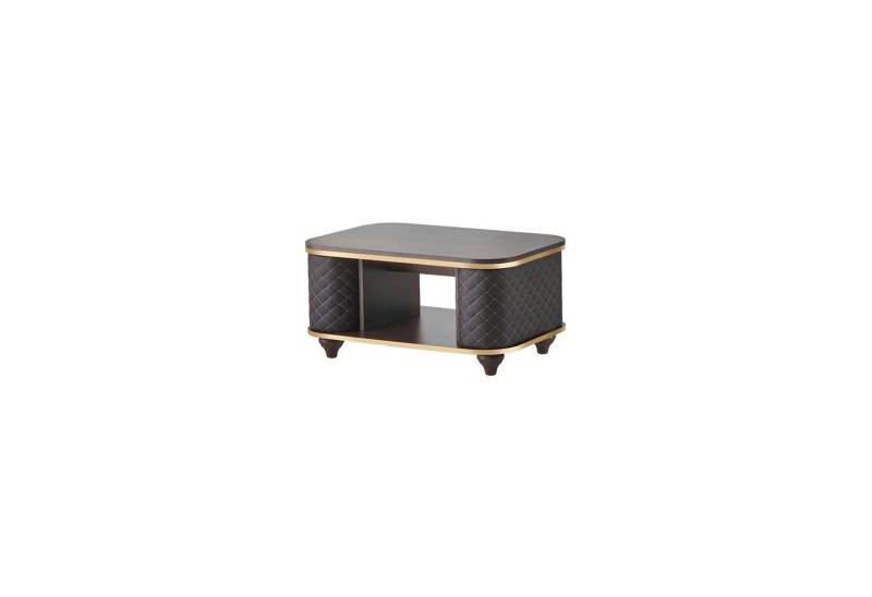 JVmoebel Couchtisch Braun Schwarz Modern Rechteckig Einlegeboden Holz Regal (Couchtisch), Made in Europa von JVmoebel