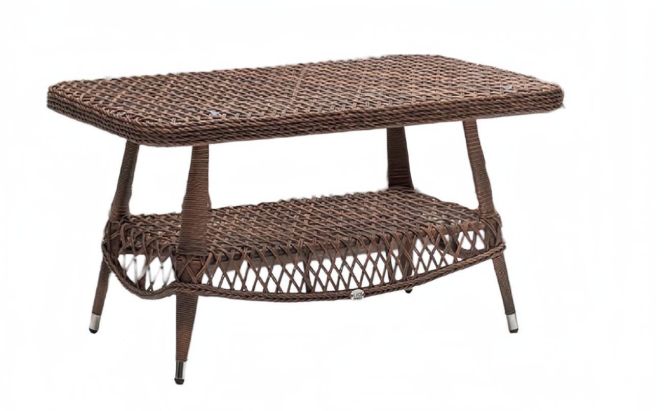 JVmoebel Gartentisch Couchtisch Braun Terrasse Design Tische Möbel Luxus Beistelltisch (Couchtisch), Made in Europa von JVmoebel