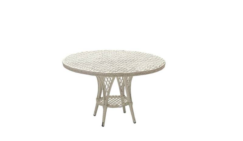 JVmoebel Gartentisch Luxus Moderner Grau Rattan Kaffeetisch im Design für Wohnzimmer (Tisch), Made in Europa von JVmoebel