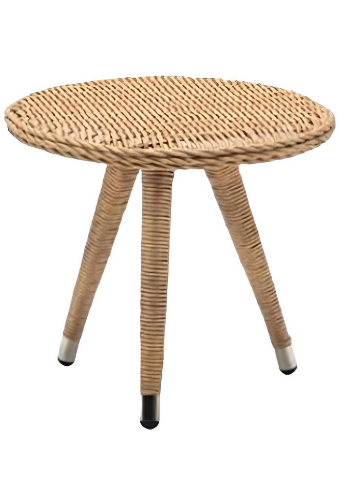 JVmoebel Couchtisch Luxus Möbel Terrasse Design Rattan Rund Modern Hochwertig Garten (Couchtisch), Made in Europa von JVmoebel