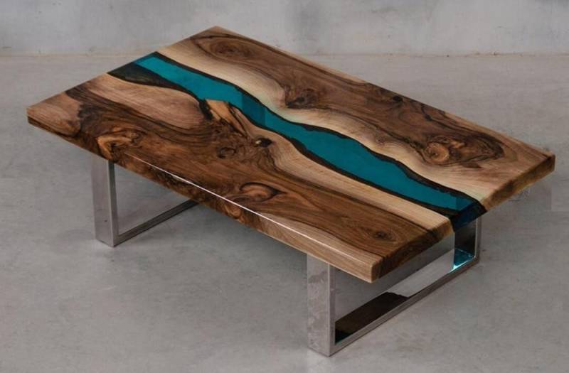 JVmoebel Couchtisch Couchtisch Rechteckig Modern Design Holz Braun Möbel Wohnzimmer (1-St., Couchtisch), Made in Europa von JVmoebel