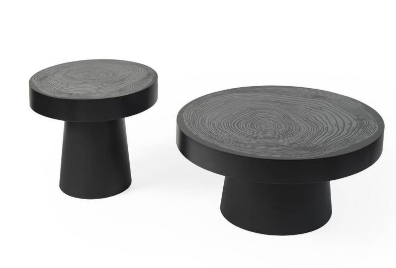 JVmoebel Couchtisch Runder Beistelltisch Set 2 tlg. Schlafzimmer Tische Design modern (2-St., Couchtische/Beistelltisch), Made in Europa von JVmoebel