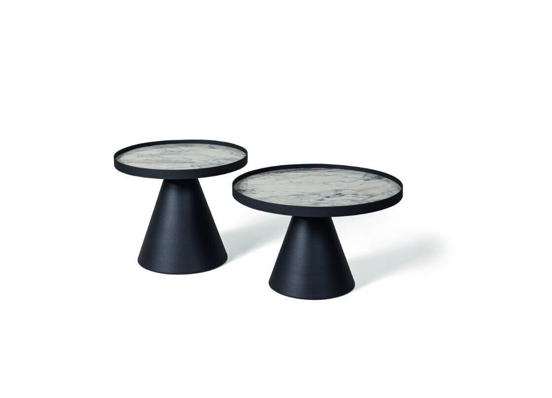 JVmoebel Couchtisch Couchtisch Schwarzer Beistelltisch Design Wohnzimmertisch Tische (2-St., 2x Couchtische), Made in Europa von JVmoebel