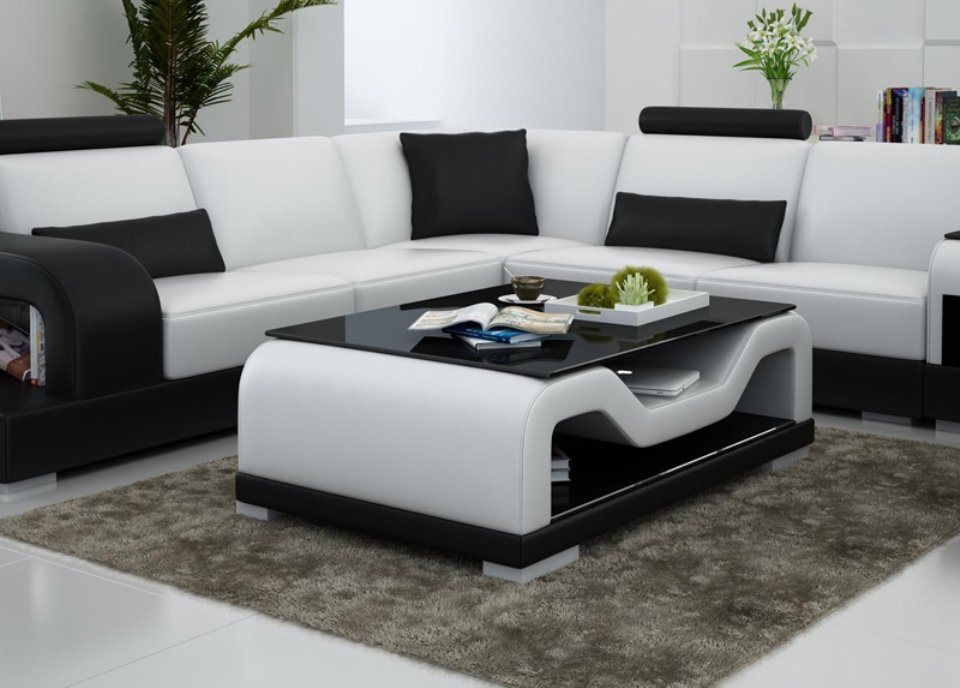 JVmoebel Couchtisch Beistelltisch Glas Designer Tische modern elegant, Made in Europa JVmoebel Couchtisch Beistelltisch Glas Designer Tische modern elegant, Made in Europa von JVmoebel