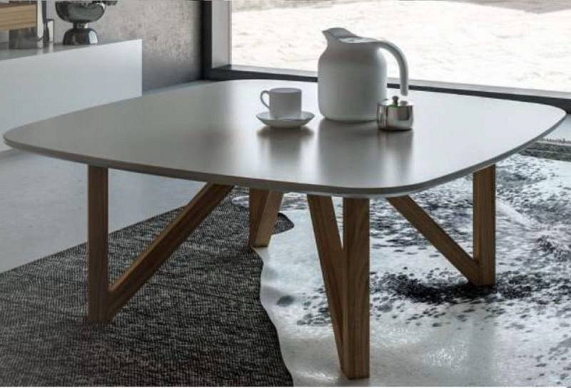 JVmoebel Couchtisch Luxus Walnuss Natur Designer Beistelltisch für Wohnzimmer Couchtisch (Couchtisch), Made in Europa von JVmoebel