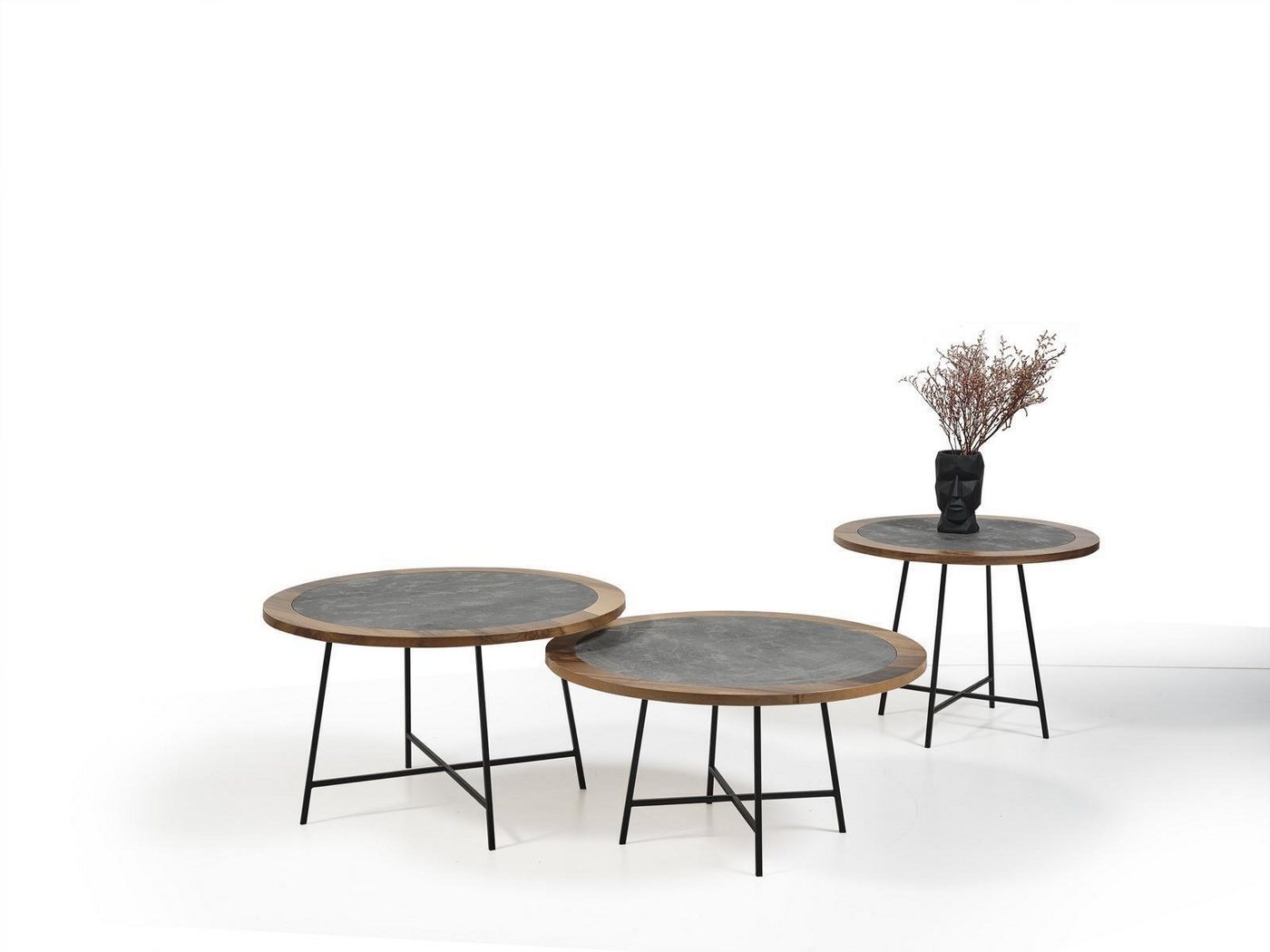 JVmoebel Couchtisch Couchtische Design Tische Wohnzimmertisch 3 tlg. Beistelltisch Luxus (2-St., 3x Couchtisch) von JVmoebel