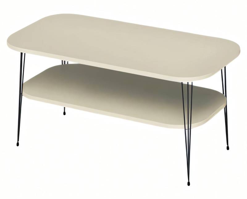 JVmoebel Couchtisch Eleganter Beigefarbener Couchtisch aus Holz mit modernem Design, Made in Europe von JVmoebel