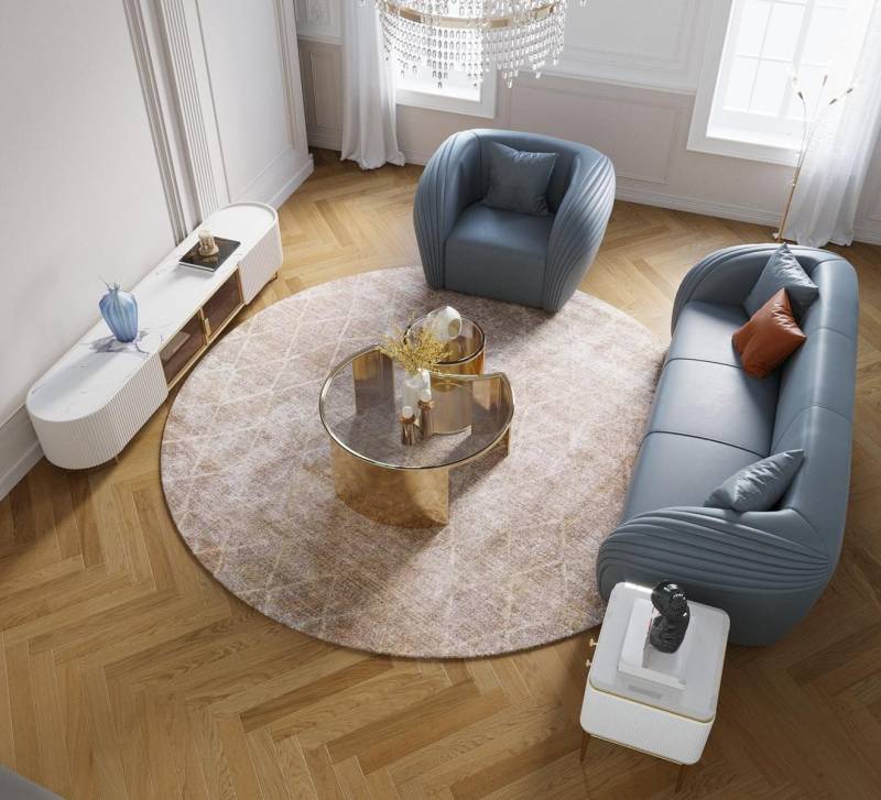 JVmoebel Couchtisch Eleganter Glas-Beistelltisch für das moderne Wohnzimmer, Made in Europa von JVmoebel