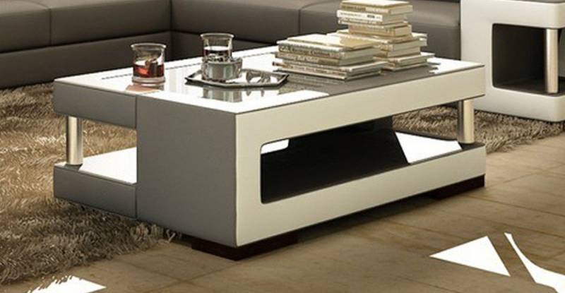 JVmoebel Couchtisch Eleganter Wohnzimmertisch aus Glas – Designer Beistelltisch Sofa, Made in Europa von JVmoebel