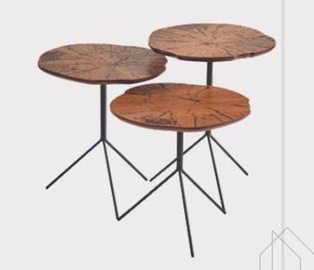 JVmoebel Couchtisch Elegantes modernes Tischset für das Wohnzimmer, 3-teiliges Designmöbel (3-St., 3x Couchtische), Made in Europa von JVmoebel