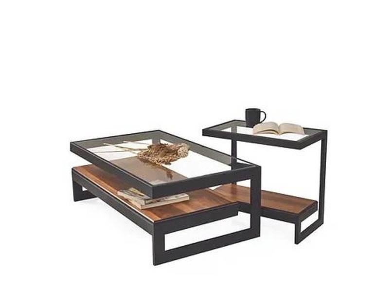 JVmoebel Couchtisch Exklusives Couchtisch-Set Beistelltisch Glastisch Wohnzimmer (2-St., 2x Couchtisch), Made in Europa von JVmoebel
