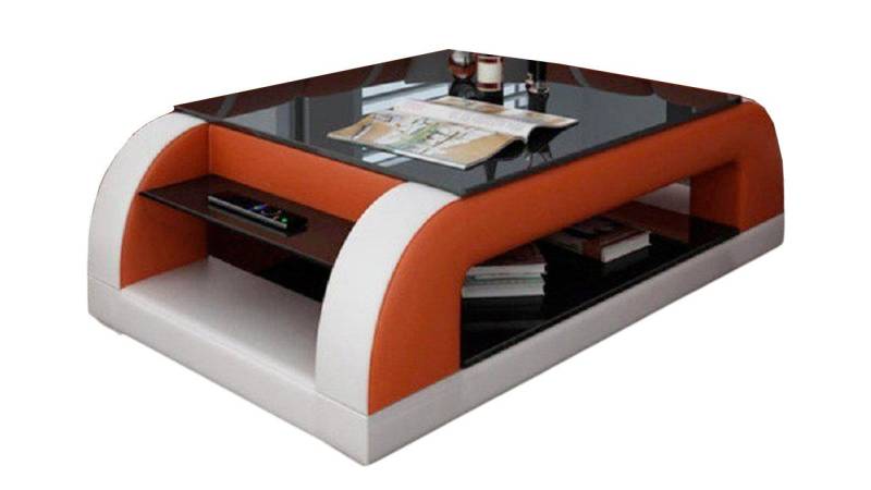 JVmoebel Couchtisch Kindersicher Glastisch Couchtisch Tisch Designer Gepolstert Tische, Made in Europa von JVmoebel