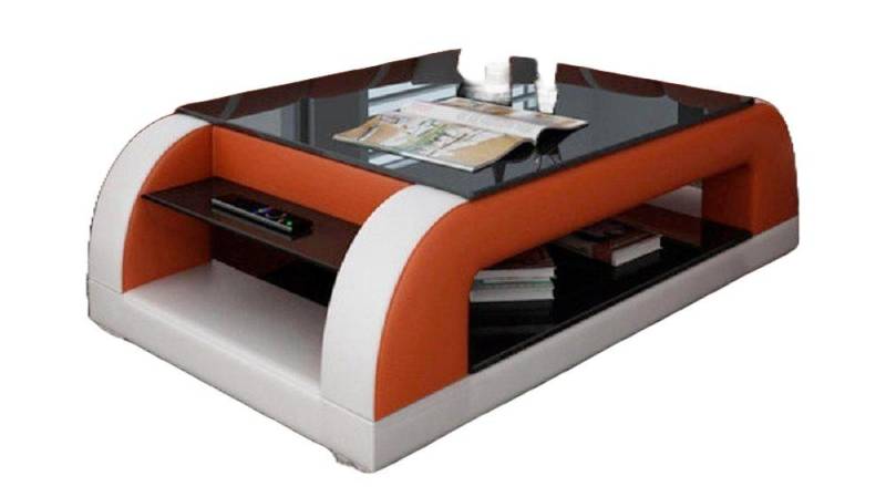 JVmoebel Couchtisch Kindersicher Glastisch Couchtisch Tisch Designer Gepolstert Tische, Made in Europa von JVmoebel