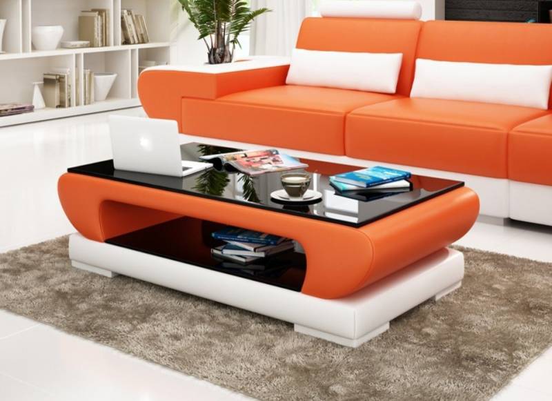JVmoebel Couchtisch Modern Couchtisch Tisch Couchtische Glastisch Designer Beistelltisch, Made in Europa von JVmoebel
