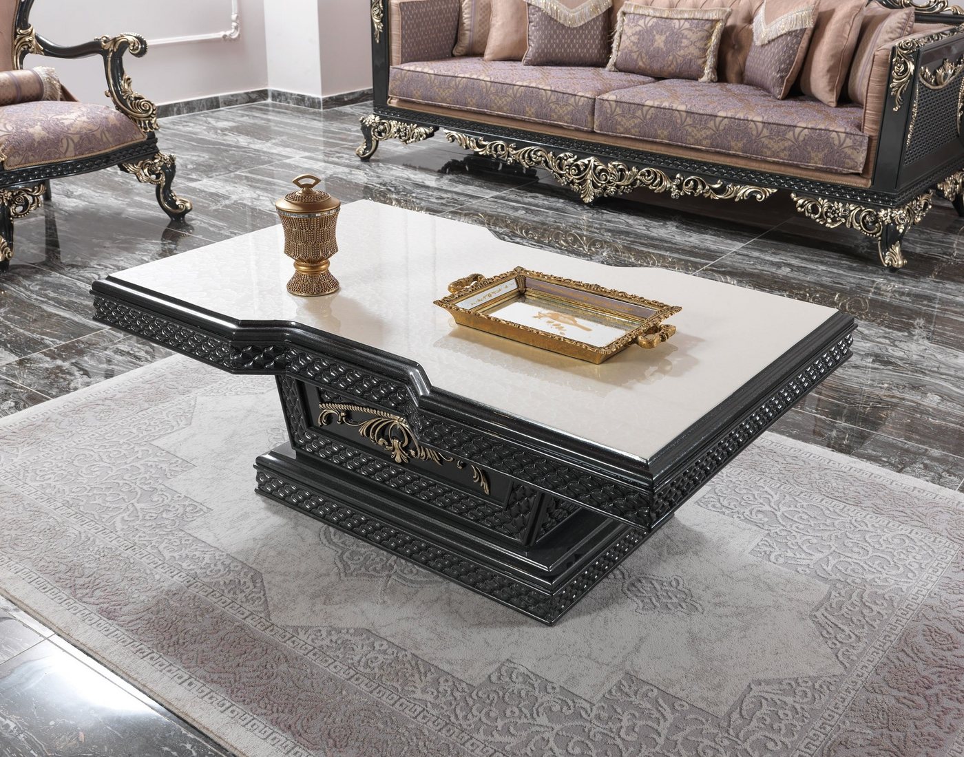 JVmoebel Couchtisch Moderne Konsolentisch aus Holz in Grau für das Wohnzimmer (1-St., Couchtisch), Made in Europa von JVmoebel