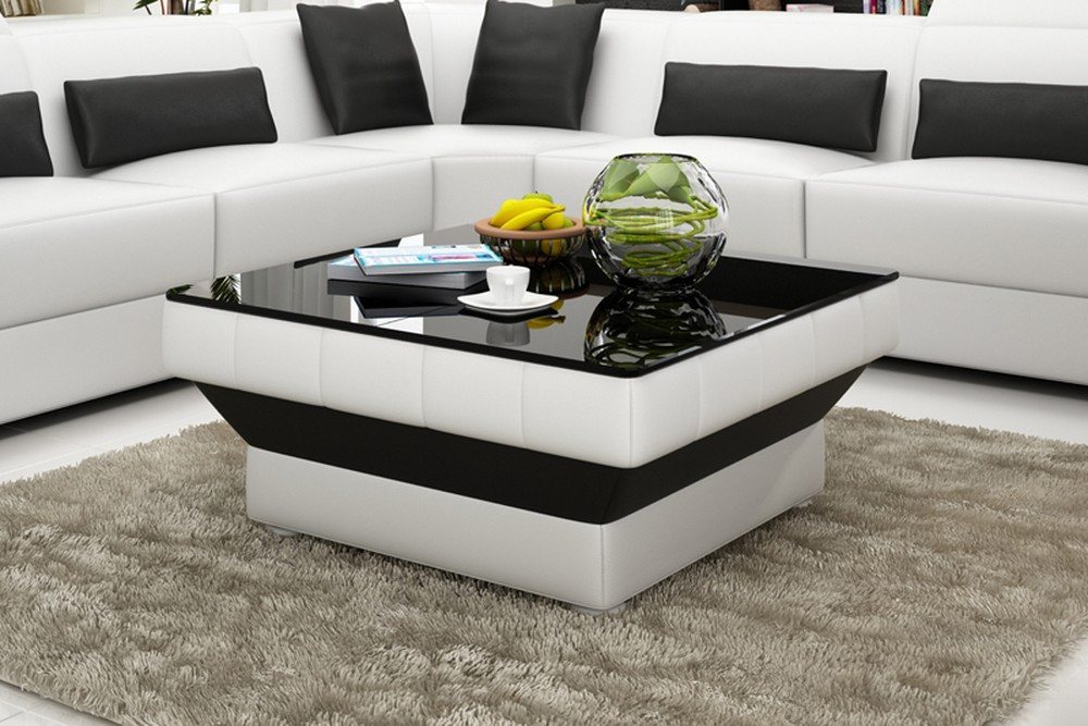 JVmoebel Couchtisch Moderner Beistelltisch aus Glas für kindersicheres Wohnzimmer, Made in Europa von JVmoebel