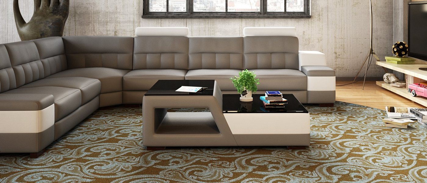 JVmoebel Couchtisch Moderner Glas-Couchtisch für das Wohnzimmer, Beistelltisch, Made in Europa von JVmoebel